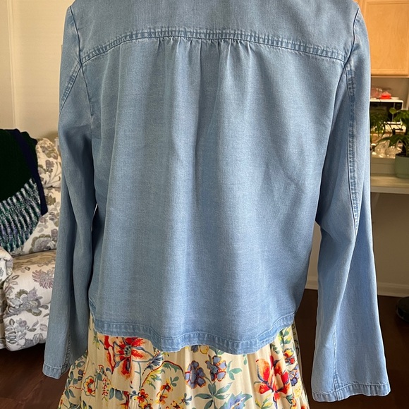 Soft surroundings, flowing jacket. Size large. - Picture 5 of 6